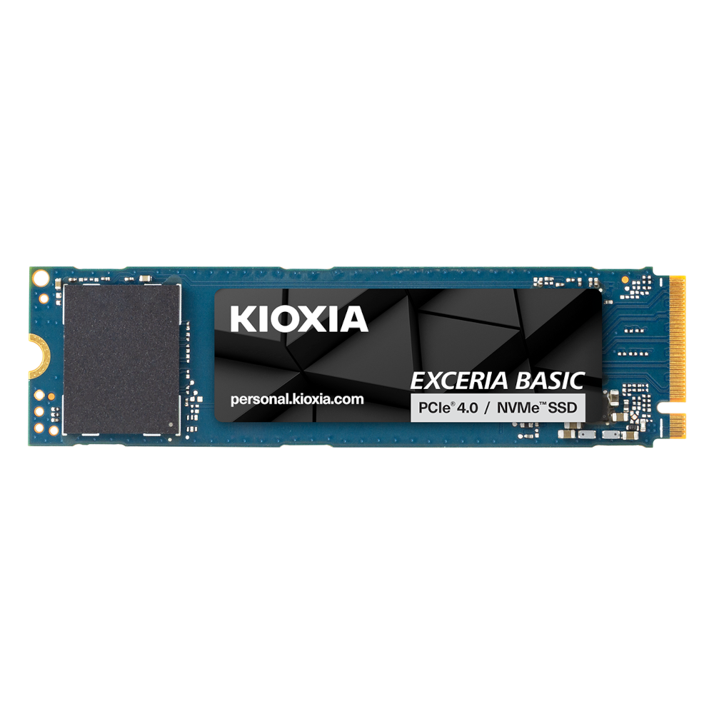 Upgrade to 2TB Kioxia Exceria Basic Gen4 SSD (R: 7300 | W: 6800)