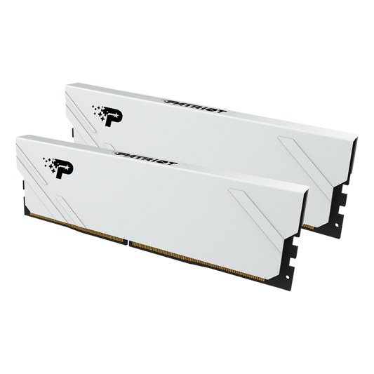 Upgrade to 32GB Patriot SL Sig DDR5 6400MHz CL34 Low Latency (16x2) (White) (16GB Patriot 6400MHz Base)