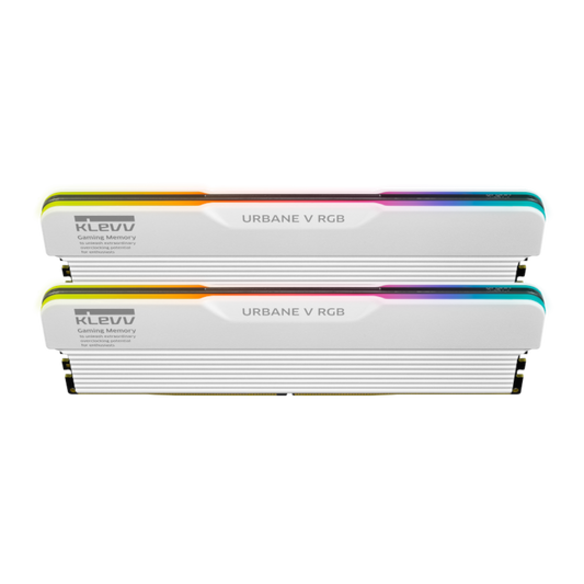 Upgrade to 32GB KLEVV Urbane V RGB DDR5 6400 CL30 (16x2) (White) (For 16GB Patriot 6000MHz Base)