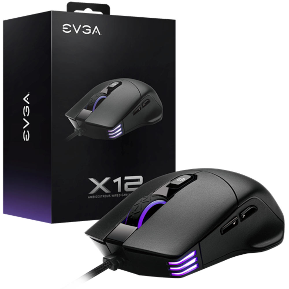 EVGA X12 Mouse Black