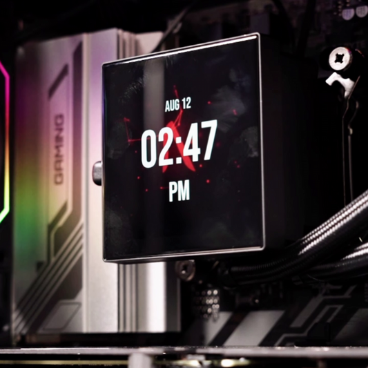 Upgrade to AFTERSHOCK Glacier Vue 4" LCD 360 (Thermalright Aqua Elite 240 AIO Base)