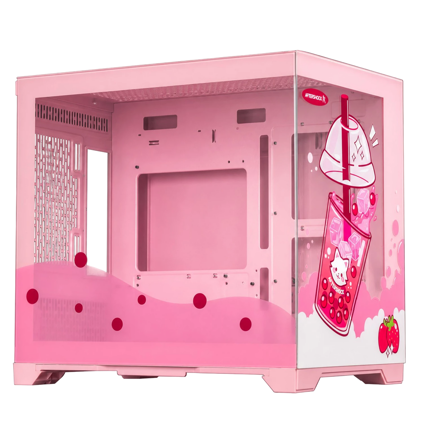 Bubble Tea Series : Strawberry (External Print only)
