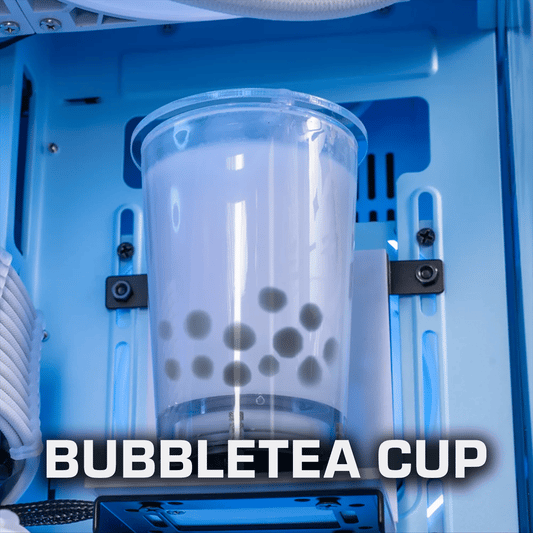 Custom Made Bubble Tea Cup with Blueberry Bubble Tea