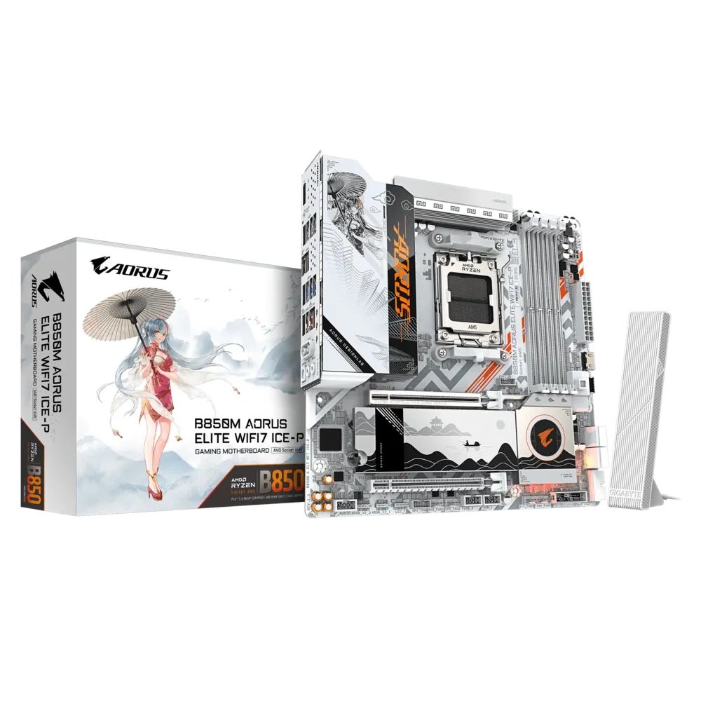 Upgrade to Gigabyte B850M Aorus Elite WIFI7 Ice-P (For Base Asus B850M)