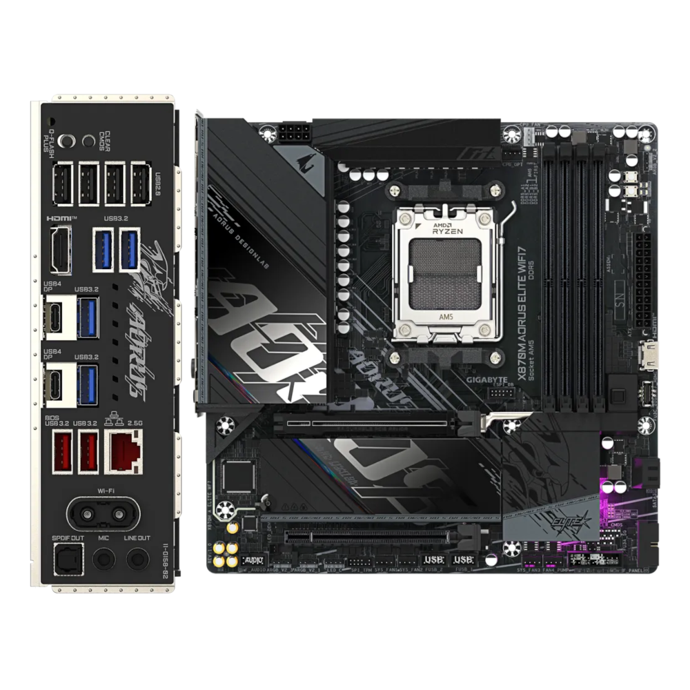 Upgrade to Gigabyte X870M Aorus Elite WIFI7 (For Base Asus B850M)