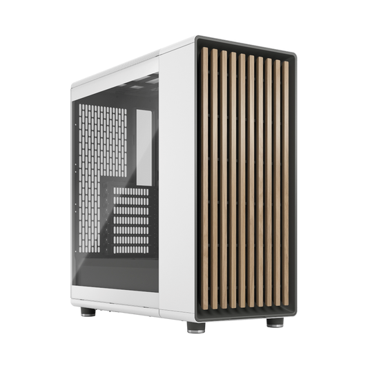Fractal Design North XL Chalk White - Oak Wood TG Light Tint