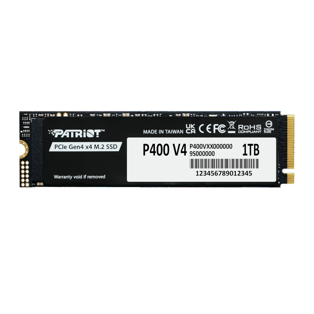 1TB Patriot P400 Lite Gen4 SSD (R: 6200 | W: 5200)