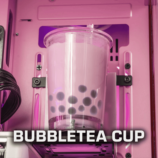 Custom Made Bubble Tea Cup with Strawberry Bubble Tea