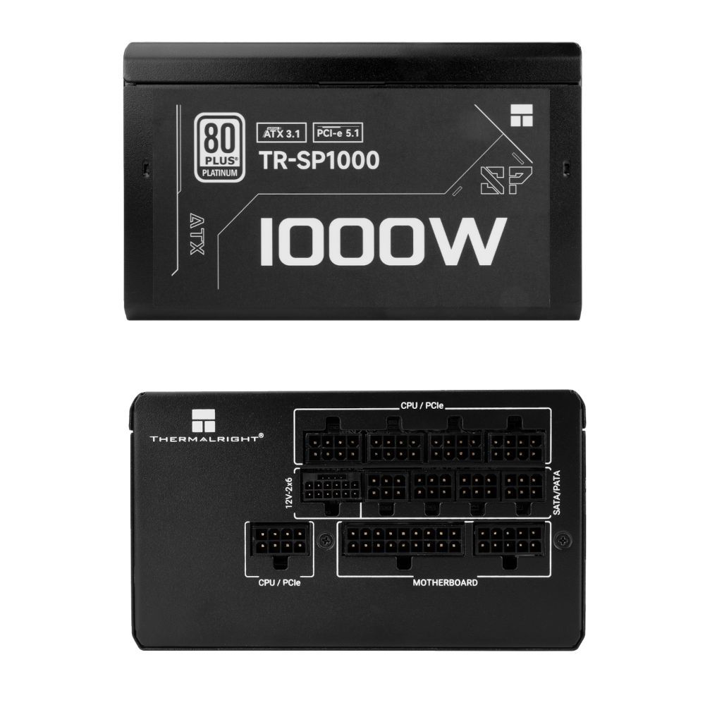 Upgrade to 1000W Thermalright SP 80+ Platinum (Full Modular; ATX 3.1; PCIe5.1)