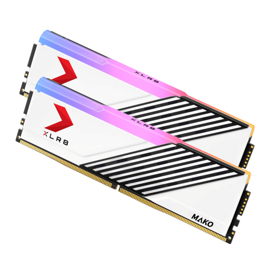 Upgrade to 32GB PNY XLR8 Mako Gaming DDR5 6000MHz (White) (16x2) (For Base White 16GB 5600MHz)