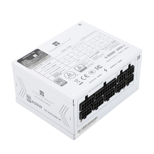 Upgrade to 650W Thermalright SGFX SFX 80+ Gold (White)