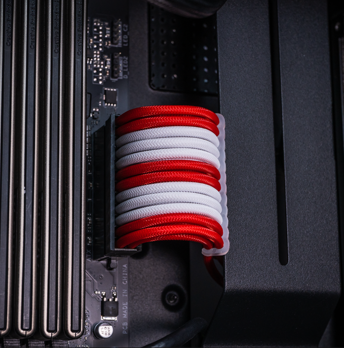Cable Sleeve Kit - White/Red *SG60 Promo* (U.P. : $45)