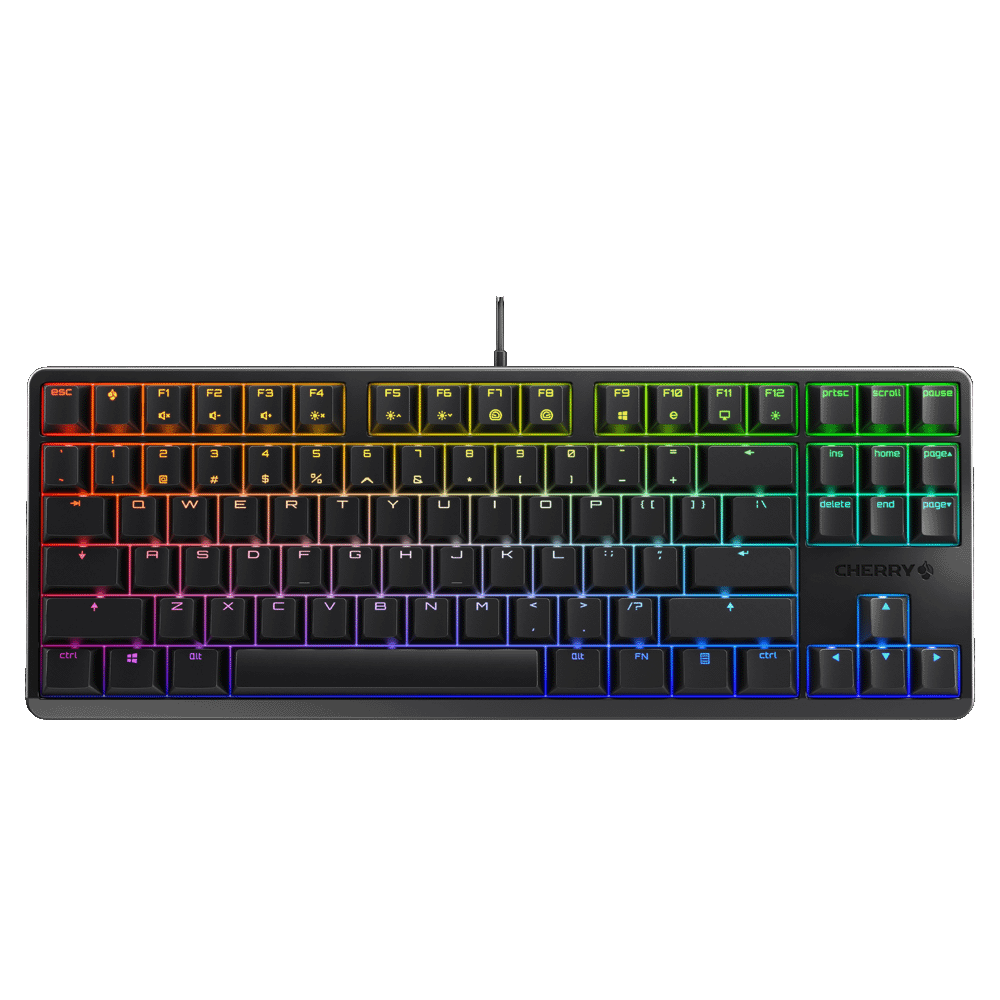 CHERRY TKL 87 RGB BLACK (MX RED) (G80-3000S)