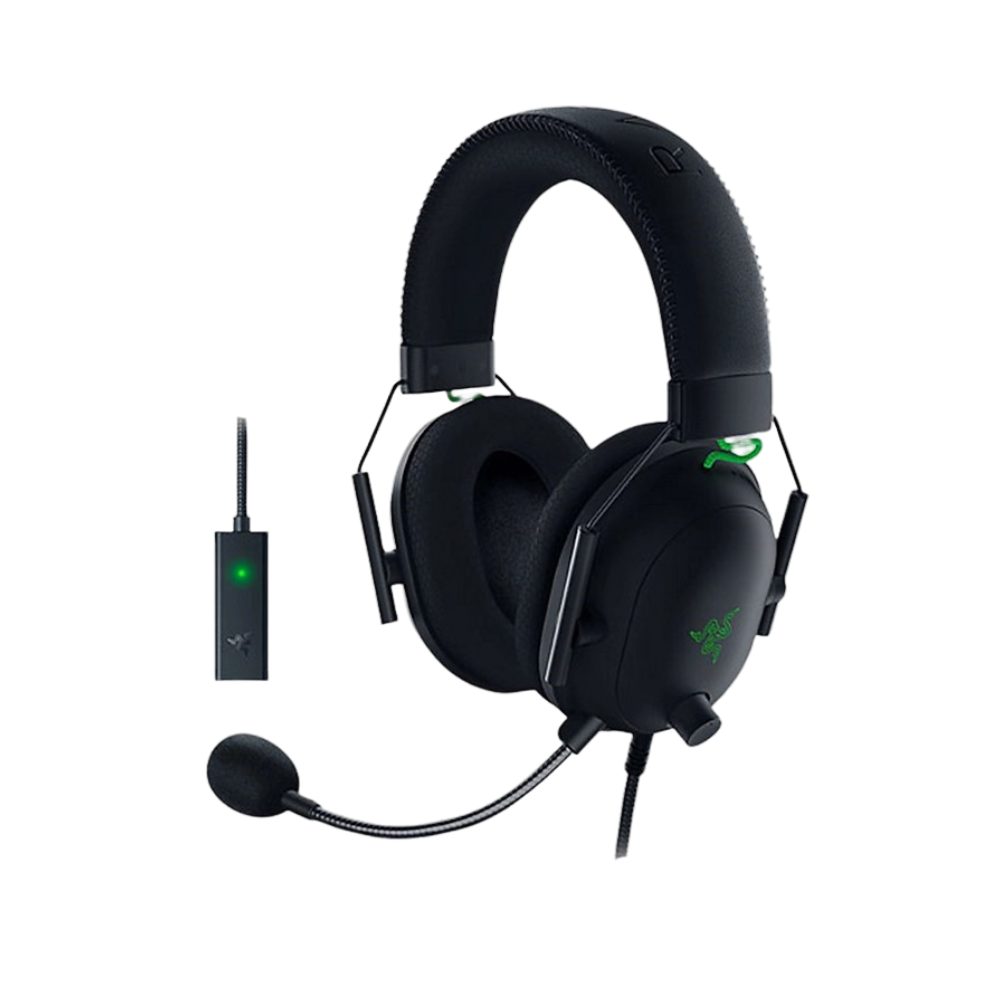 RAZER Blackshark V2 Wired Headset + USB Sound Card