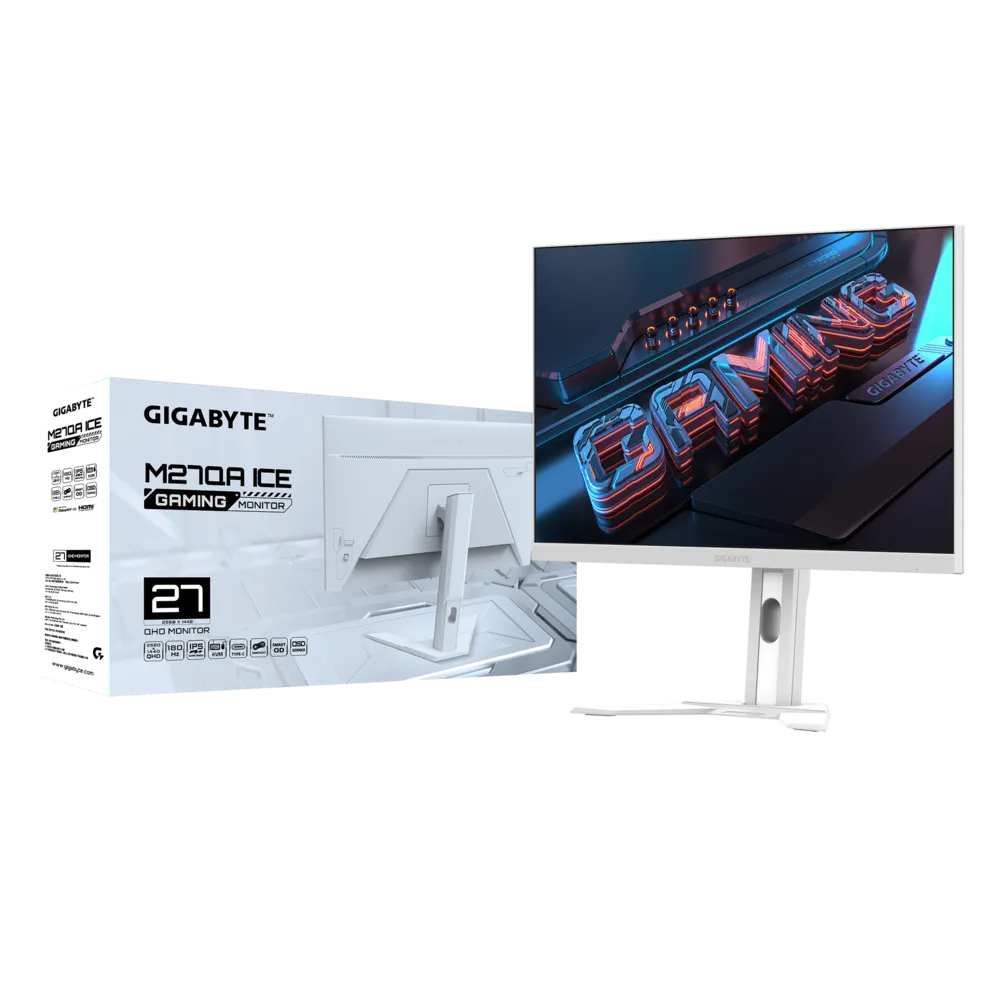 Gigabyte M27QA Ice 27" QHD 180Hz SS IPS Panel