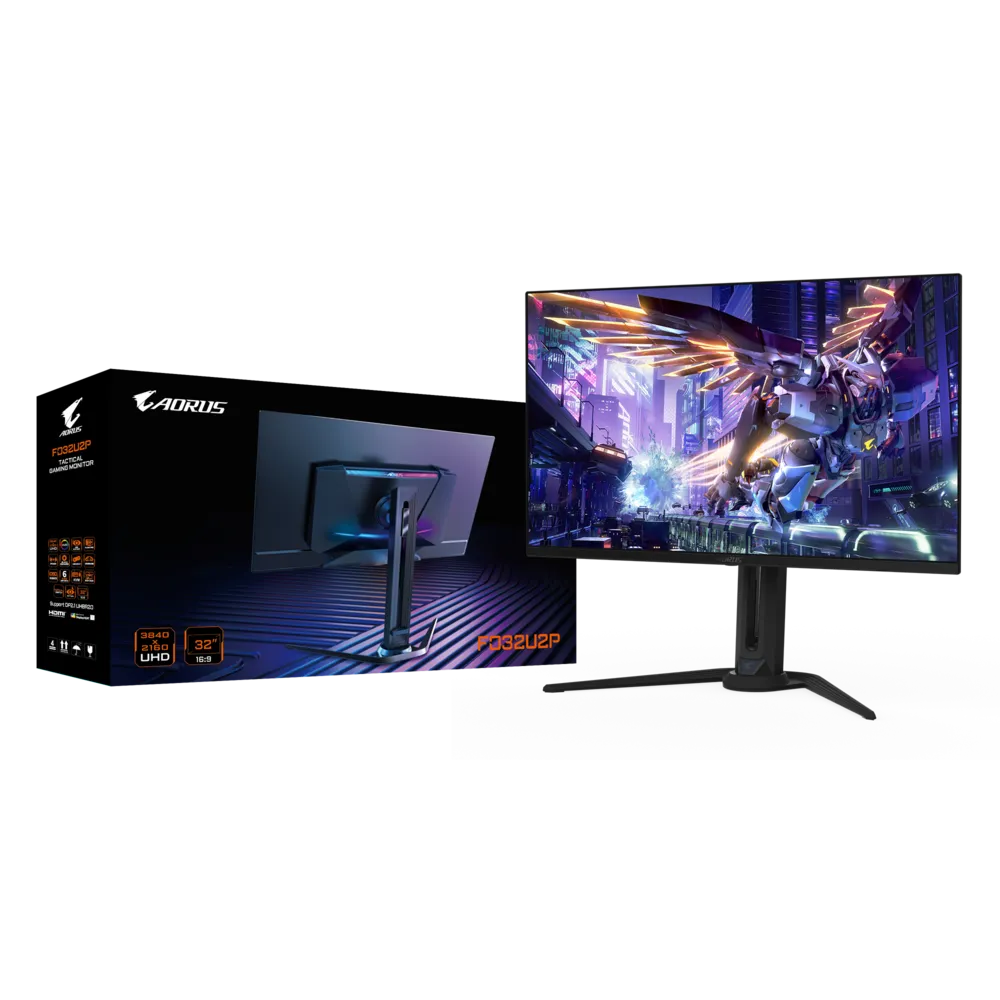 Gigabyte AORUS FO32U2P 31.5" 4K 240Hz OLED - DP 2.1 (UHBR 20)