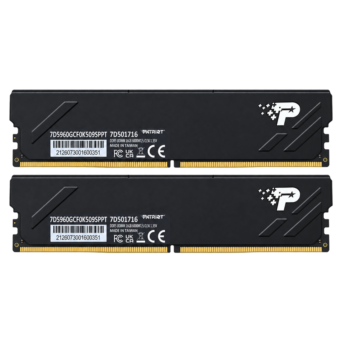 Upgrade to 32GB Patriot SL Sig DDR5 6000MHz CL36 (M-D V1) (16x2) (AMD Only) (For 16GB Patriot 6000MHz Base)