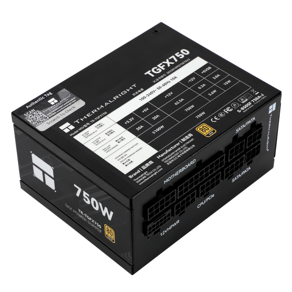 Upgrade to 850W Thermalright SGFX SFX 80+ Gold