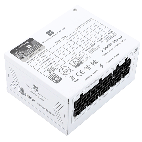 Upgrade to 850W Thermalright SGFX SFX 80+ Gold (White)