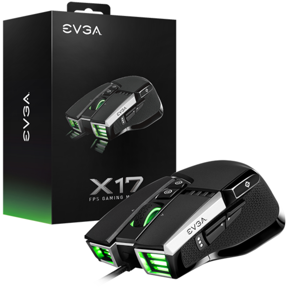 EVGA X17 Mouse Black