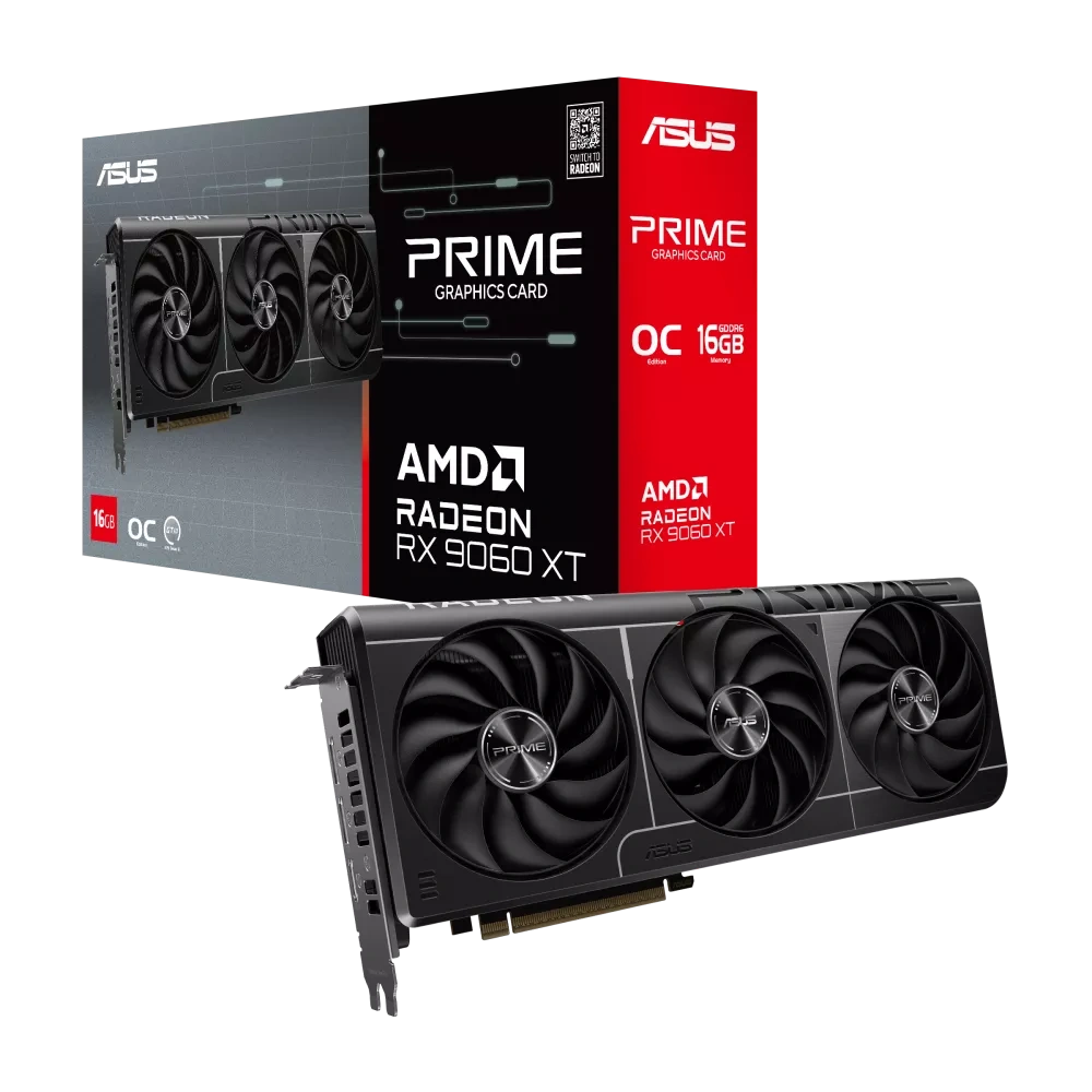 Upgrade to ASUS Radeon RX 9060 XT Prime OC - 16GB
