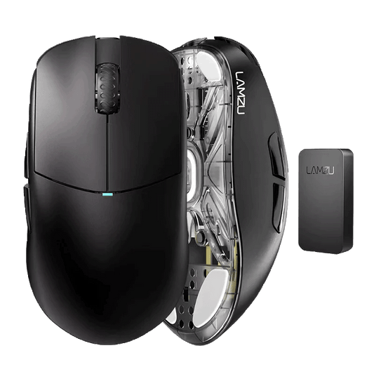 LAMZU Atlantis Mini 4K Charcoal Black Wireless Mouse