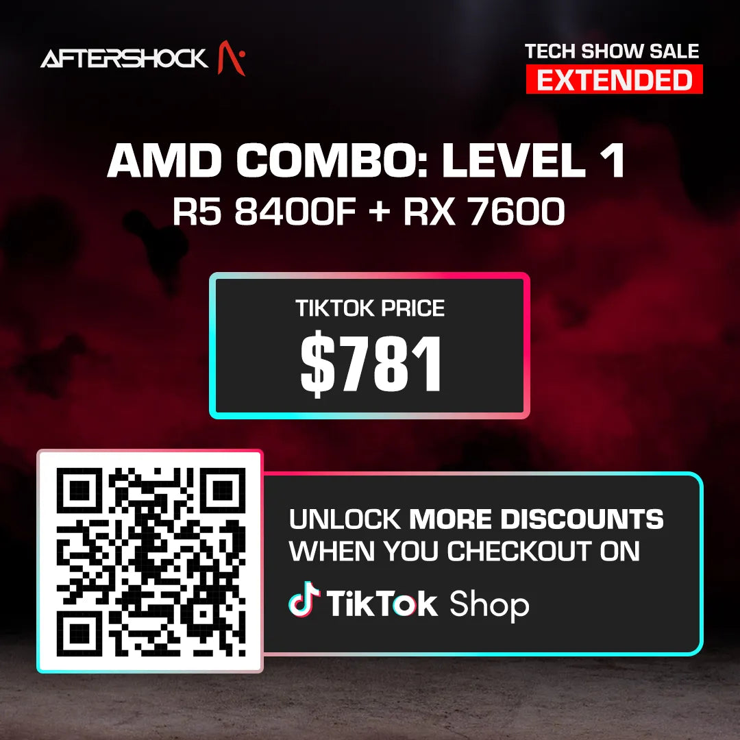 AMD Combo : Level 1 / Ryzen 5 8400F + Radeon RX 7600
