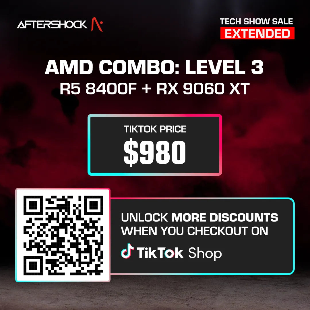 AMD Combo : Level 3 / Ryzen 5 8400F + RX 9060 XT