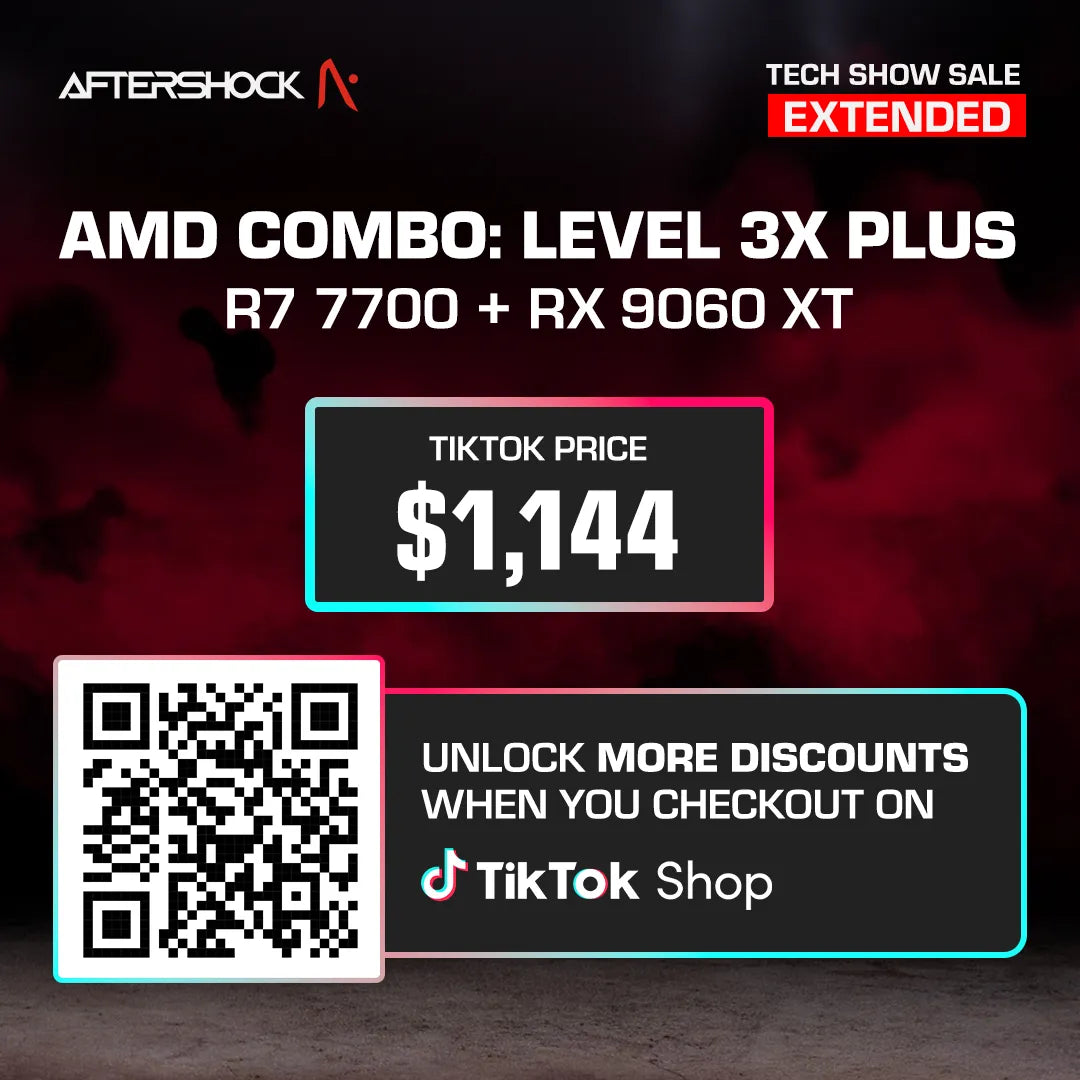 AMD Combo : Level 3X Plus / Ryzen 7 7700 + RX 9060 XT