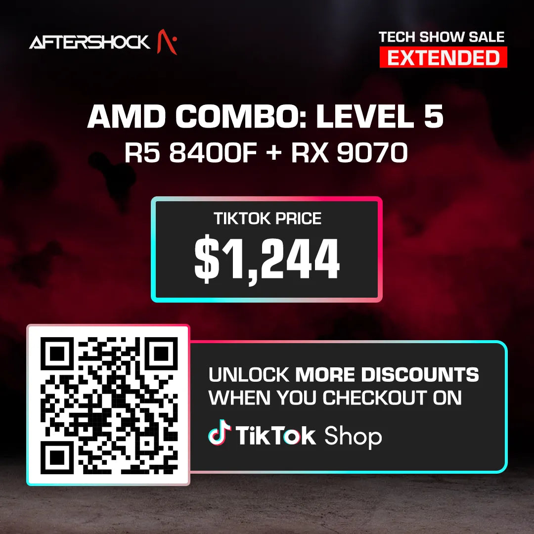 AMD Combo : Level 5 / Ryzen 5 8400F + Radeon RX 9070