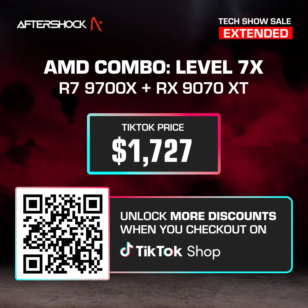 AMD Combo : Level 7X / Ryzen 7 9700X + Radeon RX 9070 XT