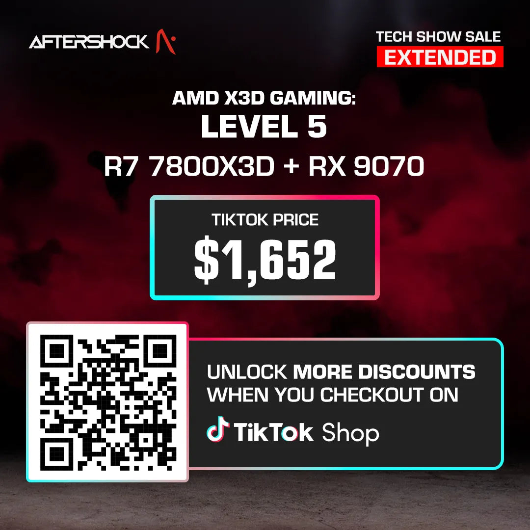 AMD X3D Gaming : Level 5 / Ryzen 7 7800X3D + RX 9070