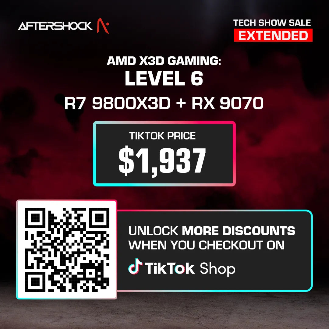 AMD X3D Gaming : Level 6 / Ryzen 7 9800X3D + RX 9070