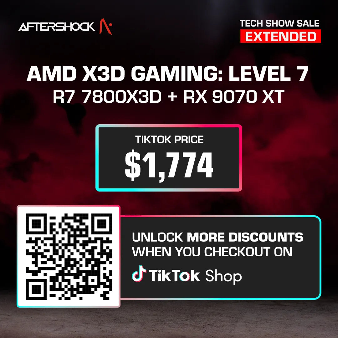 AMD X3D Gaming : Level 7 / Ryzen 7 7800X3D + Radeon RX 9070 XT
