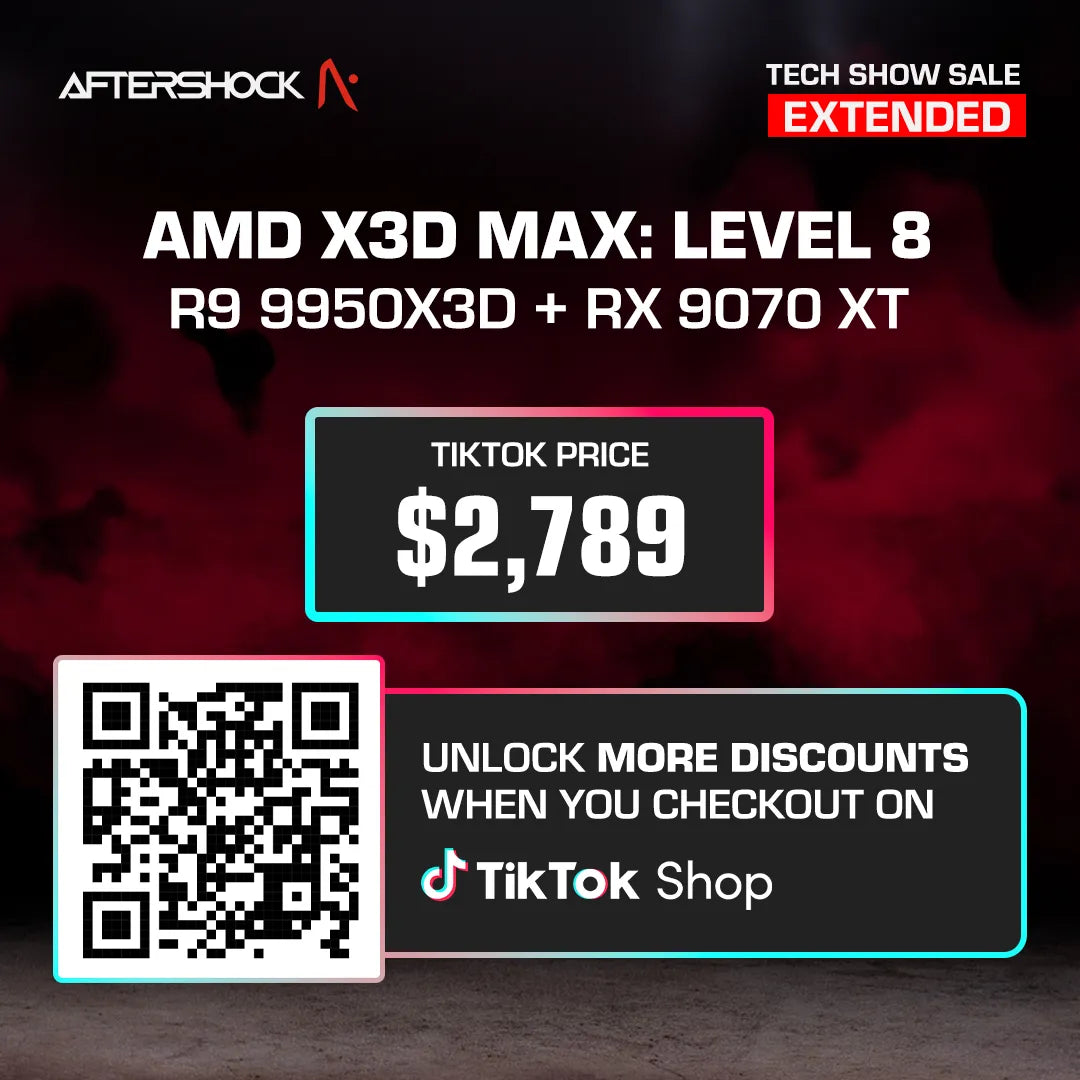 AMD X3D MAX : Level 8 / Ryzen 9 9950X3D + Radeon RX 9070 XT
