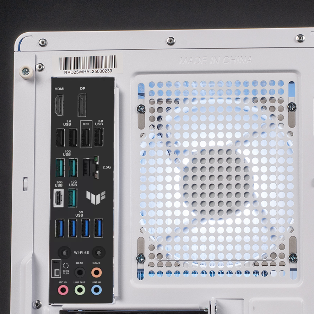 White Lunchbox : L7 X3D Gaming / Ryzen 7 9800X3D + GeForce RTX 5070 Ti