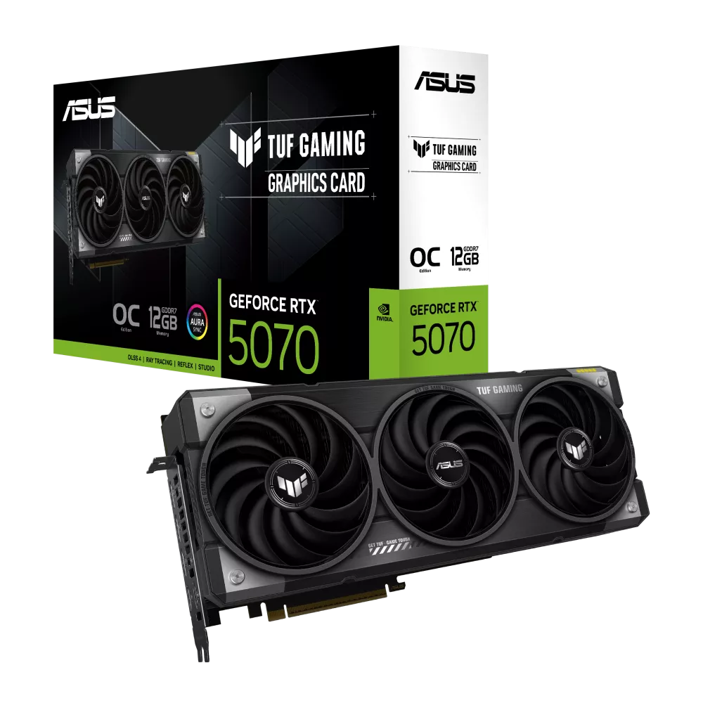 Upgrade to ASUS GeForce RTX 5070 TUF OC - 12GB