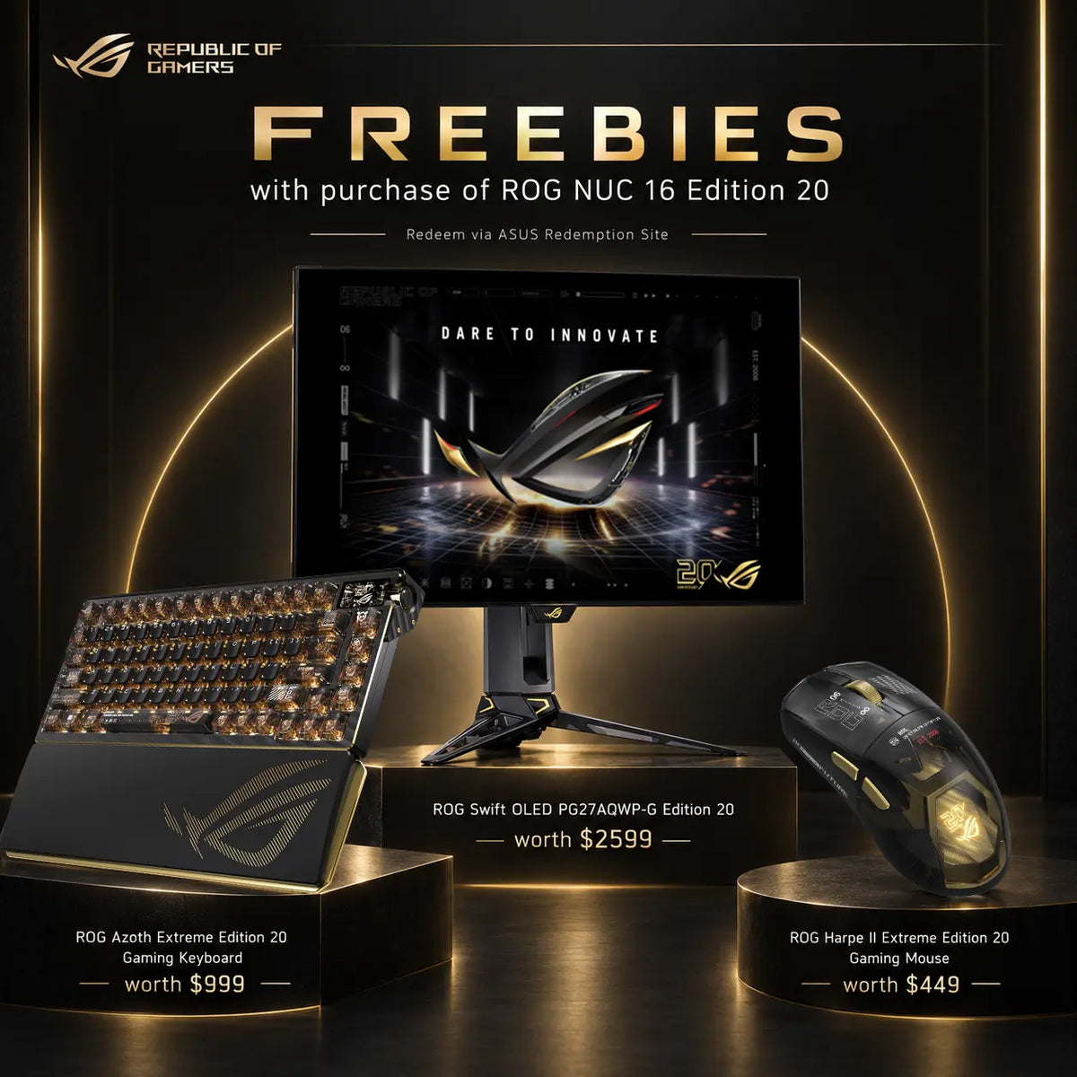 ASUS ROG NUC 16 Edition 20 / Intel Core Ultra 9 290HX Plus + GeForce RTX 5090