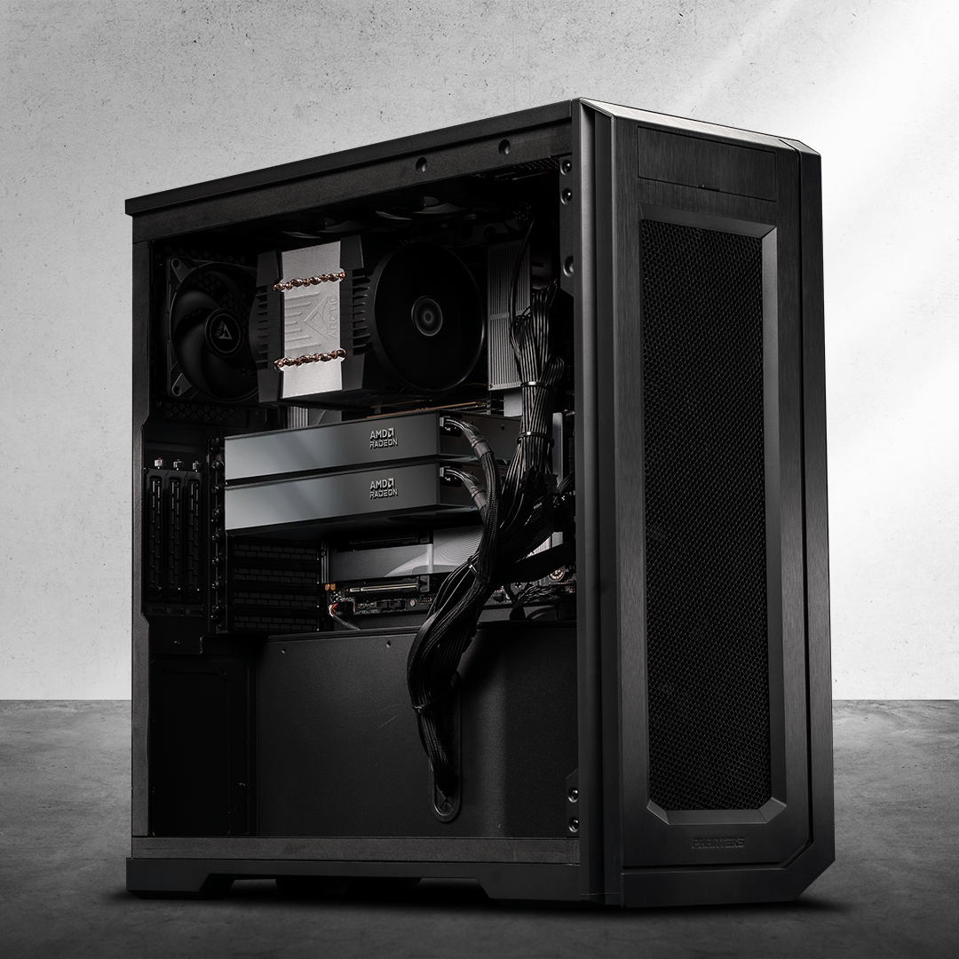 AI Pro Ultrafocus : AMD Workstation / Threadripper 9960X + 2x Radeon AI Pro R9700