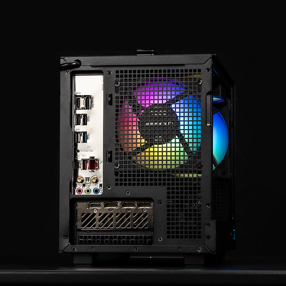 Compact Series : LUNCHBOX (Black) / R7 7700 + GeForce RTX 4070 SUPER