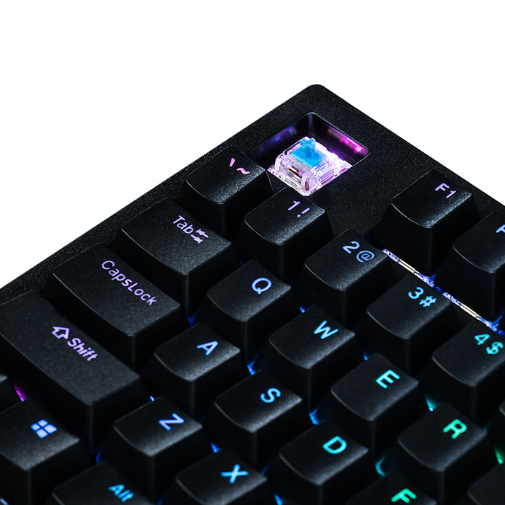 AFTERSHOCK ODEN v2 Black Mechanical Keyboard (Blue Switch) AFTERSHOCK PC