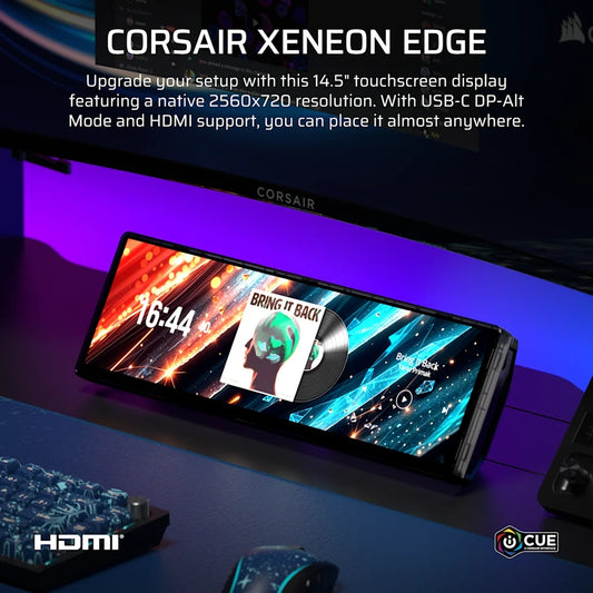 Corsair Xeneon Edge 14.5" LCD Touchscreen - Smoke