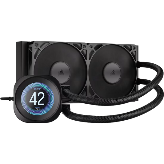 Upgrade to Corsair Nautilus LCD 240mm with RS Fans (AMD Wraith Stealth Cooler Base)