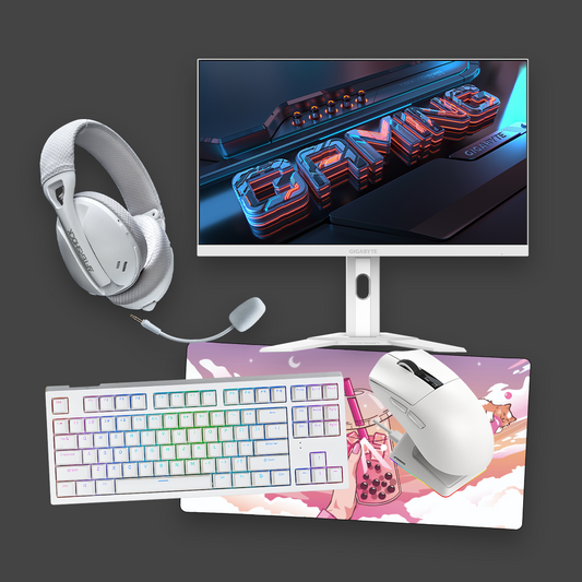 AFTERSHOCK + Gigabyte White Full Setup Bundle