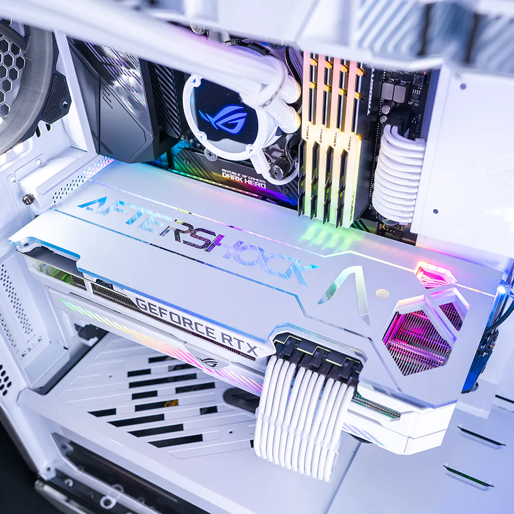 AFTERSHOCK Backplate NON RGB - White