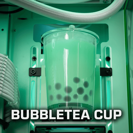 Custom Made Bubble Tea Cup with Matcha Bubble Tea
