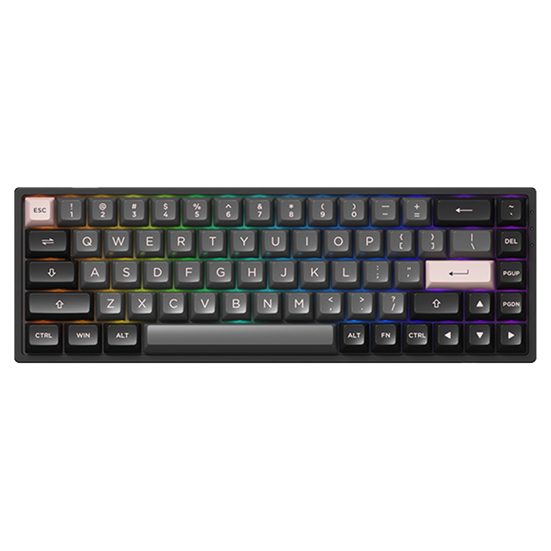 Akko 3068B Plus Black & Pink (Jelly Purple Switch)