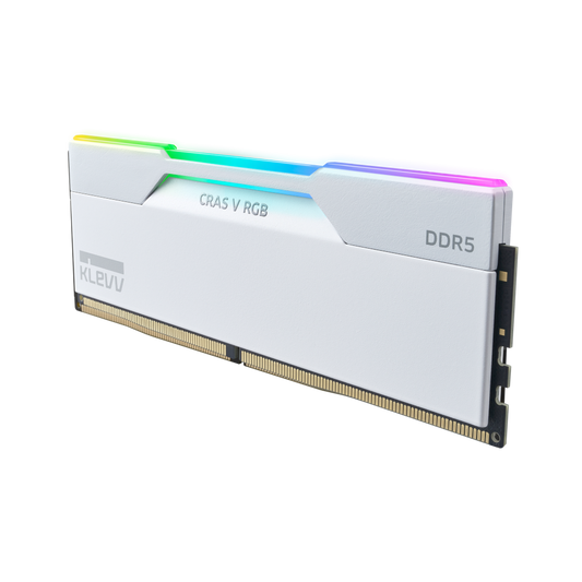 Upgrade to 64GB KLEVV Cras V RGB DDR5 6400 CL32 (32x2) (White) (For Base 48GB KLEVV)