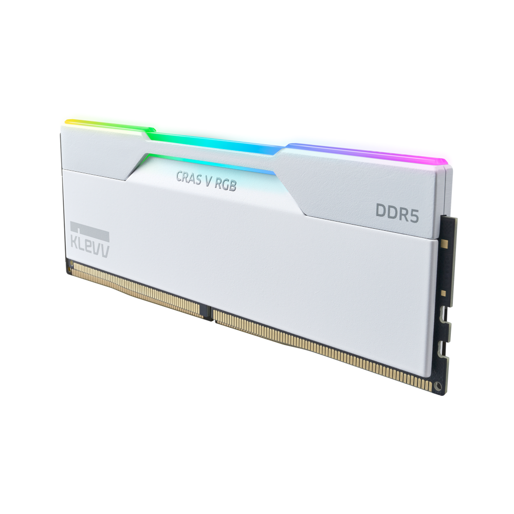 Upgrade to 64GB KLEVV Cras V RGB DDR5 6400MHz (32x2) (White) (For Base 32GB 6000MHz)