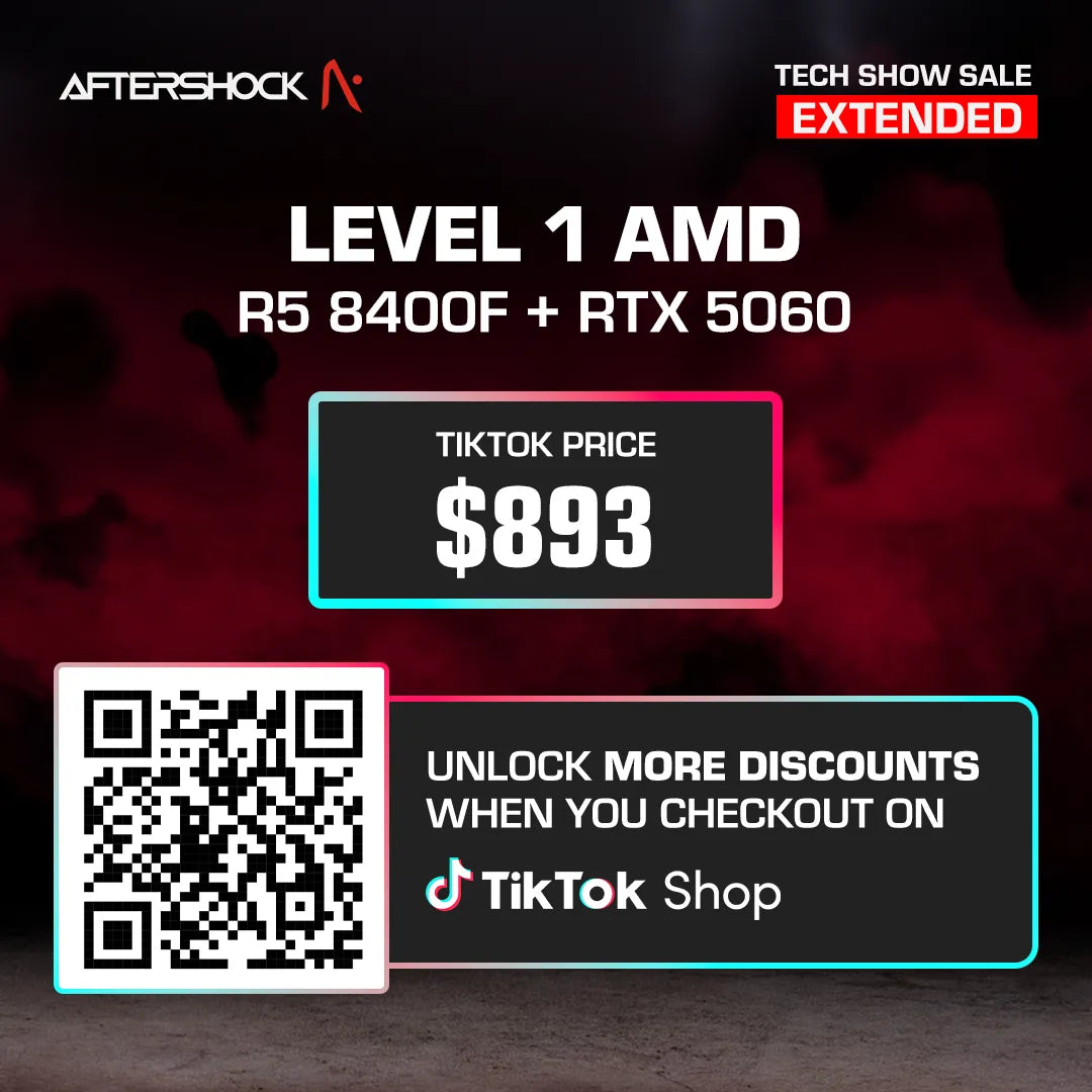 Level 1 AMD / Ryzen 5 8400F + GeForce RTX 5060